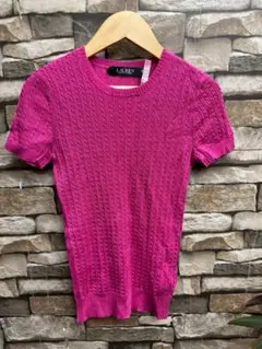 Ralph Lauren　半袖ニットトップス