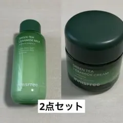Innisfree グリーンティーセラミド トナー クリーム2点セット