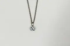 2点セット ネックレス フェイク ダイヤ パール 素材等にどうぞ