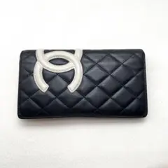 シャネル CHANEL 長財布 カンボンライン ココマーク　0803-２のサムネイル