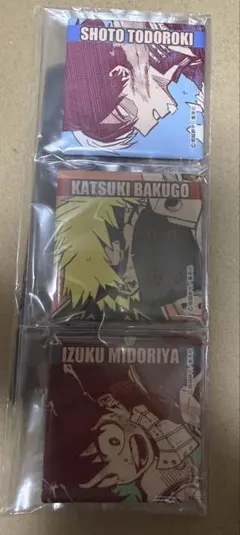 緑谷出久・爆豪勝己・轟焦凍 ヒロアカ 缶バッジ