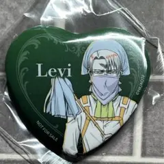 進撃の巨人 WIT STUDIO激動 特典 ハート缶バッジ リヴァイ