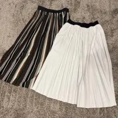 2点セット　Loungedress プリーツスカート zara ラウンジドレスのサムネイル