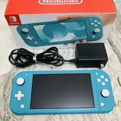 Nintendo Switch Lite ターコイズ 本体 箱付 画面保護