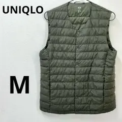 ユニクロ ウルトラライトダウンベスト Mサイズ カーキ