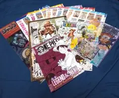 尾田栄一郎《ワンピース》雑誌綴込付録他まとめ　シール、ワンピカード他