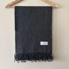 Ships カシミアマフラー　濃いグレー