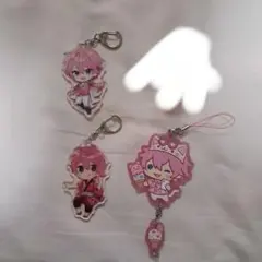 さとみ アクリルキーホルダー ライトリング