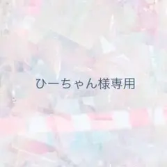 ひーちゃん様専用