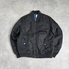 old gap ma-1 ブルゾンジャケット ブラック 古着 S 短丈