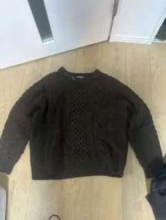 70s80sアランセーター Inisfreeヴィンテージ フィッシャーマンニット