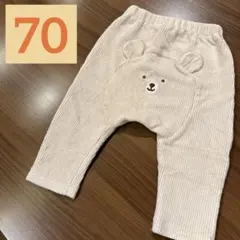 70サイズ くま コーデュロイパンツ ベビー