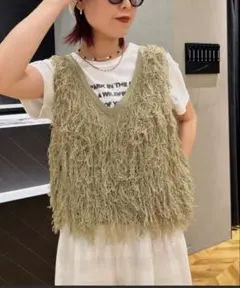 ジーナシス　ライトグロッシーループフリンジ　チャオパニック ベスト