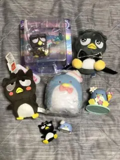 サンリオキャラクター フィギュア ロマキュン マスコット ばつ丸 タキシードサム