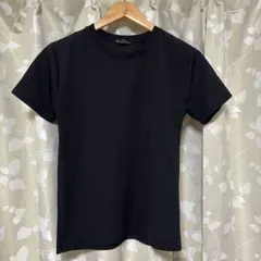 【最終値下げ】 リブ 半袖 Tシャツ ブラック