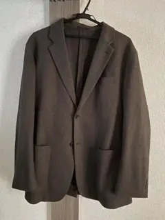 UNIQLO コンフォート2Bジャケットチドリ XL ダークブラウン