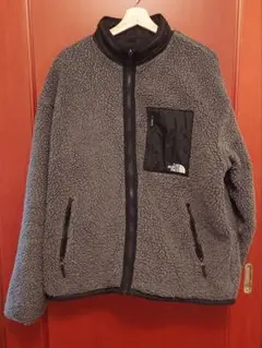 19日まで大幅値下げ!!ノースフェイス リバーシブル XL ブラック&グレー