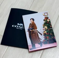 中島健人　ケンティ　COACH クリスマスファッションパンフレット2025