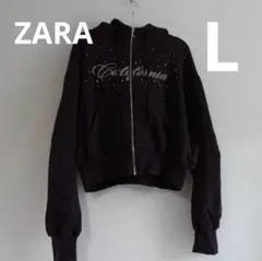 ZARA パーカー アウター レディース