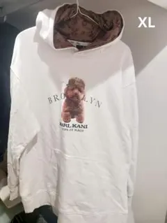 カールカナイ Karl Kani パーカー ホワイト 白 XL