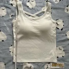 BABYDOLL ホワイト キャミソール