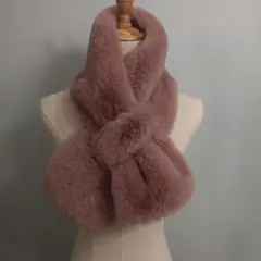 フェイクファー　マフラー　値下げ