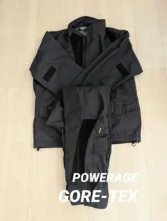 レア】powerageパワーエイジ ゴアテックス レインウェア ツナギ - メルカリ