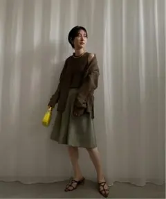 AMERI Crochet Inner Set Shirt / クロシェ