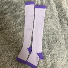 着圧ソックス　パープル　紫