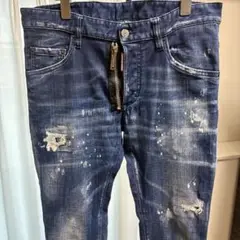 希少 美品　DSQARED2 Skater BigZip　スケーター 濃紺　48 希少 美品 DSQARED2 Skater BigZip スケーター 濃紺 48 - メルカリ