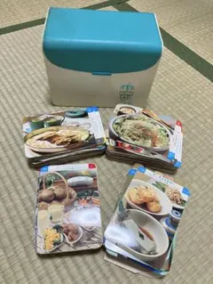 千趣会 昭和レトロ 料理カード358枚 レシピ本20冊 ケース付 - メルカリ