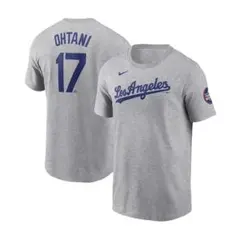 大谷翔平☆東京シリーズ☆ナイキ MLB Tシャツ L.Aドジャース XL グレー