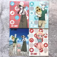 SPY×FAMILY　セブンイレブン　クリアファイル　全4種　特典