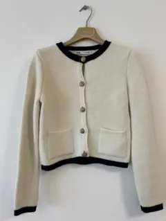 ZARA ジャケット風ニットカーディガン