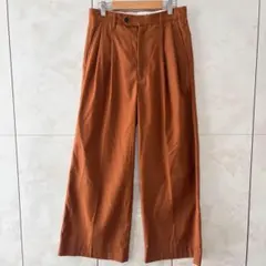 soerte ワイドストレートスラックスパンツ サイズ0 テラコッタのサムネイル