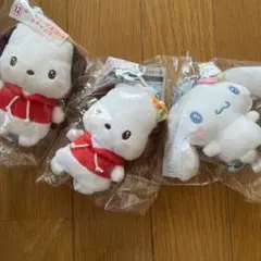 キーカバーマスコット　ポチャッコ2点　シナモンセット　サンリオ　当たりくじ