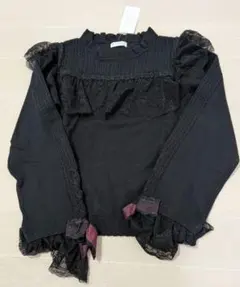 新品★axes femme(アクシーズファム)レースフリルニット