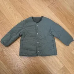 ユニクロ★リバーシブルジャケット カーキ 100