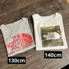 【2枚セット】ノースフェイス130cm Tシャツ 140cmロンT