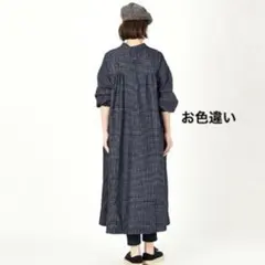 美品 45R マーガレットプリントのドレス 花柄 ワンピース 2 - メルカリ