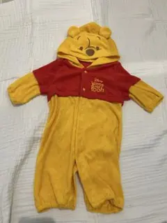 プーさんフード付きロンパース