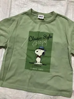 BREEZE スヌーピー　Tシャツ　グリーン　100