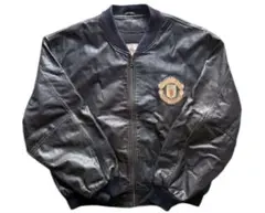 Manchester United Leather Bomber Jacket