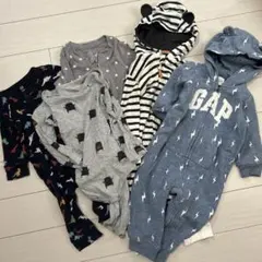 GAP 多色ロンパースセット 80cm以下　5着　くま耳