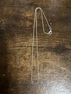 未使用 シルバー925 ネックレス チェーン カニカン式 ヴィンテージ 40cm