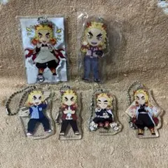 鬼滅の刃　アクリルキーホルダー6種　煉獄杏寿郎　みにきゃら