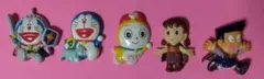 ミ*ィ様 【ドラえもん】キャラクターマグネット　くっつくんです 5個　中古品