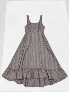 axes femme　チェック柄　ワンピース　レトロ