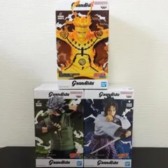 グランディスタ ナルト＆サスケ＆カカシ フィギュア 3体セット