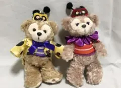 ダッフィー シェリーメイ ぬいぐるみバッジ てんとう虫 ハロウィン ぬいば レア